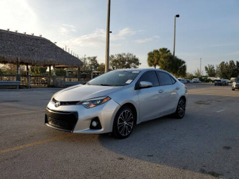 2015 Toyota Corolla for sale at Florida International Cars in Miramar FL