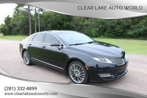 2013 Lincoln MKZ for sale at Clear Lake Auto World in League City TX