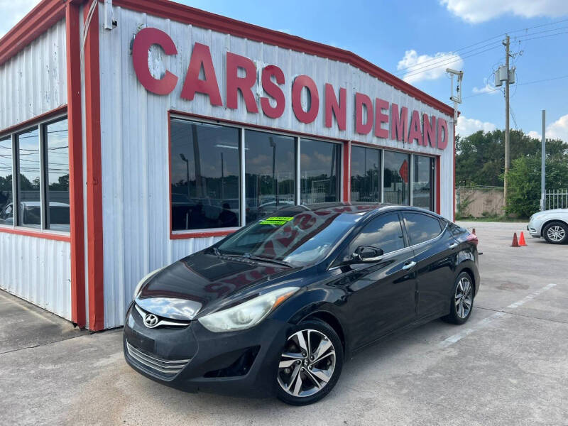 2014 Hyundai Elantra for sale at Cars On Demand 2 in Pasadena TX