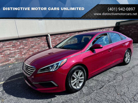 2017 Hyundai Sonata for sale at DISTINCTIVE MOTOR CARS UNLIMITED in Johnston RI