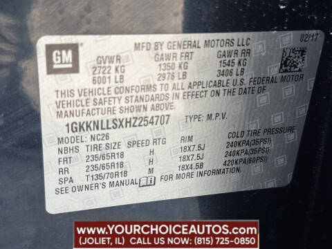 2017 GMC Acadia SLE-2