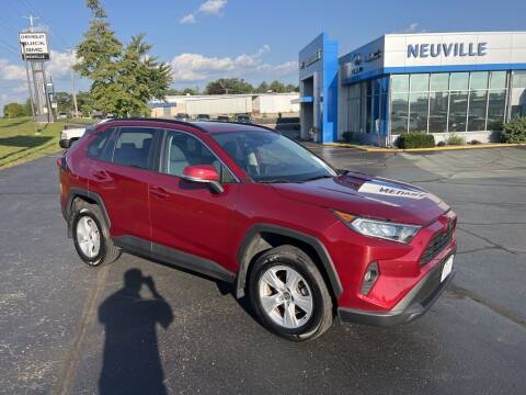 2020 Toyota RAV4 for sale at NEUVILLE CHEVY BUICK GMC in Waupaca WI