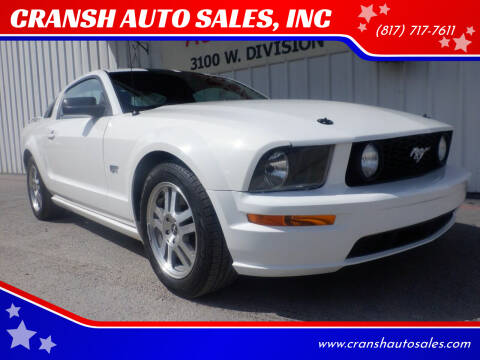 2006 Ford Mustang for sale at CRANSH AUTO SALES, INC in Arlington TX