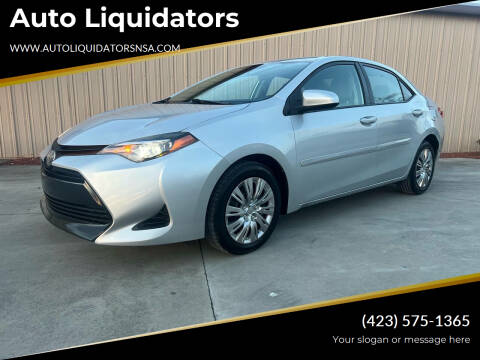 2019 Toyota Corolla for sale at Auto Liquidators in Bluff City TN