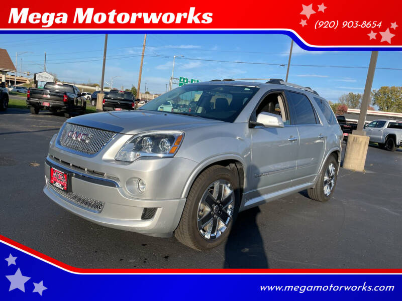 2012 GMC Acadia for sale at Mega Motorworks in Appleton WI