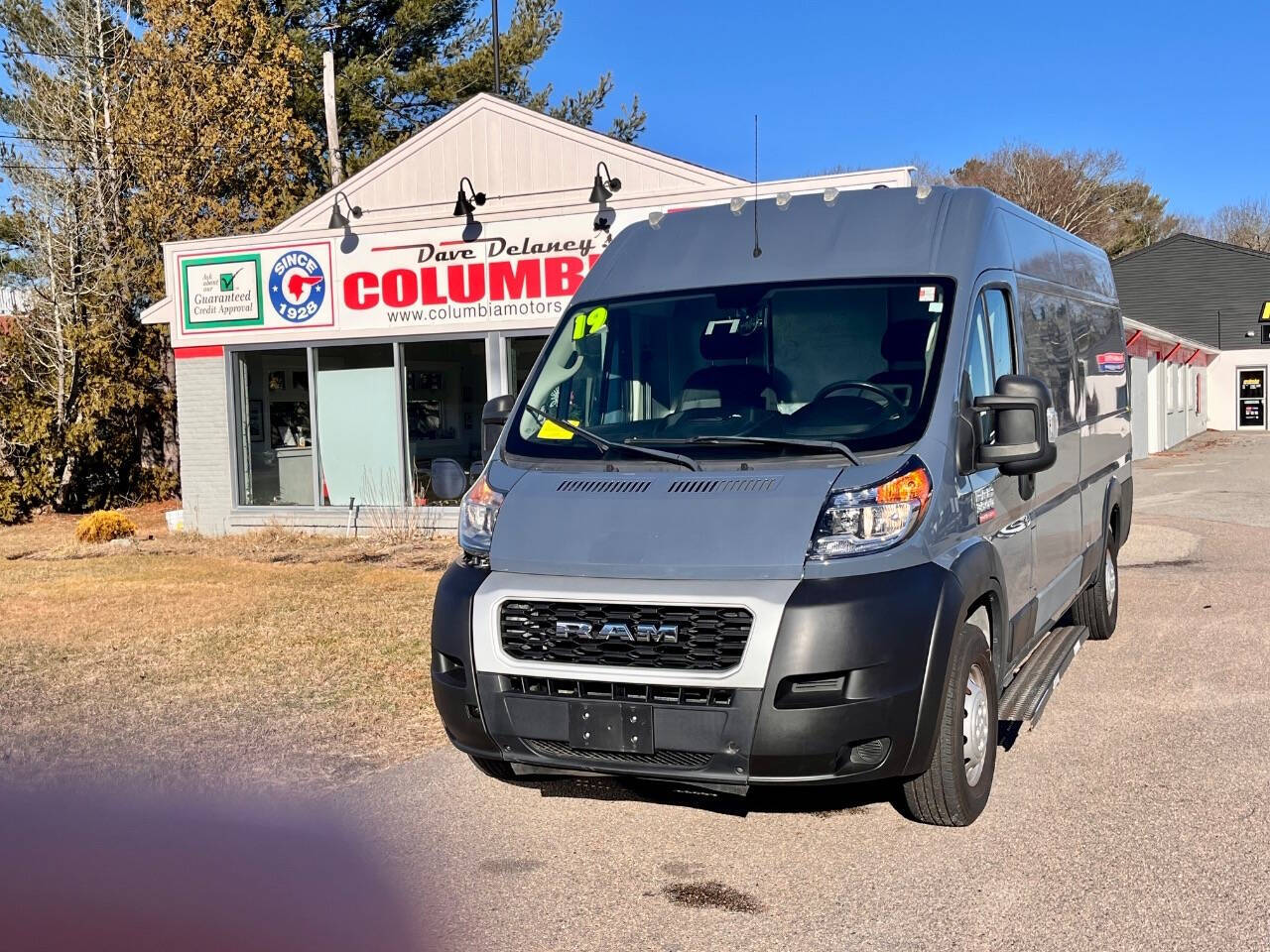 2019 Ram ProMaster for sale at Dave Delaney's Columbia Motors in Hanover, MA