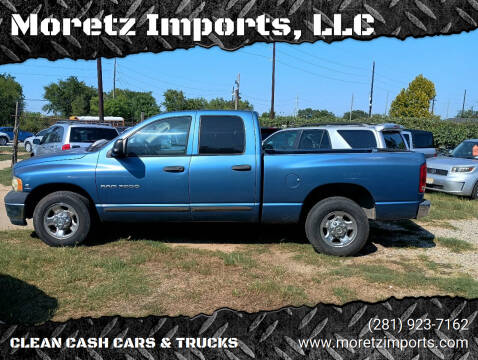 2003 Dodge Ram 2500 for sale at Moretz Imports, LLC in Spring TX