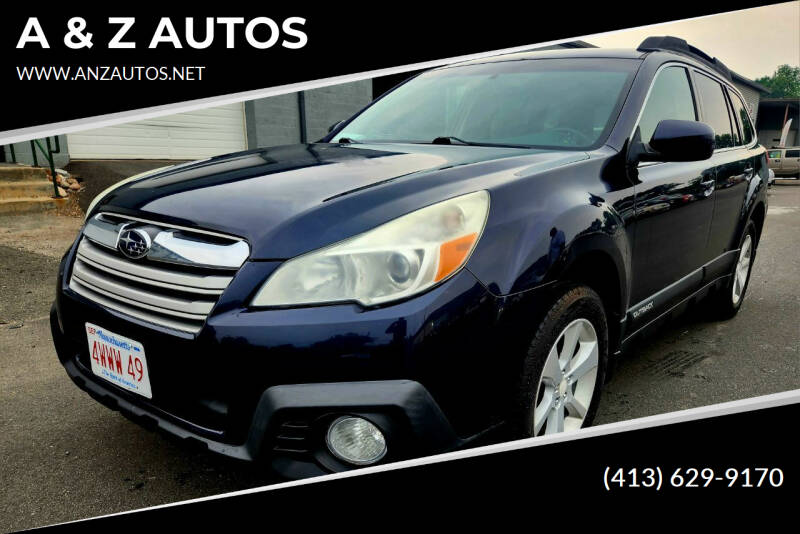 2014 Subaru Outback for sale at A & Z AUTOS in Westfield MA