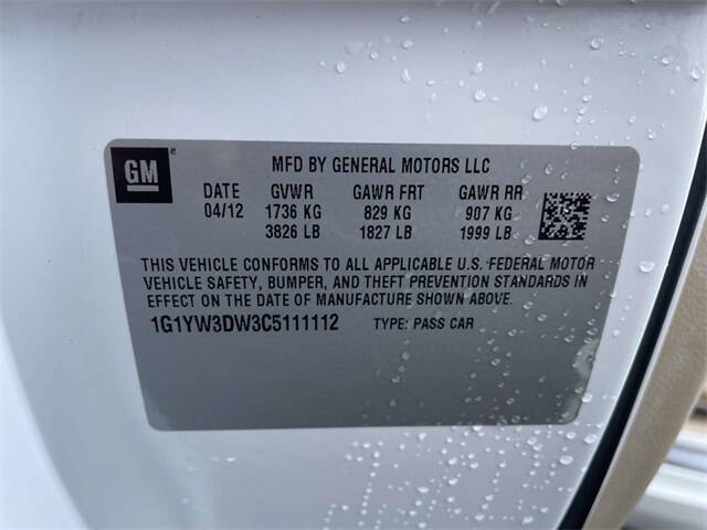 2012 Chevrolet Corvette Z16 Grand Sport