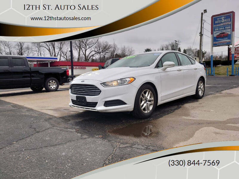2016 Ford Fusion for sale at 12th St. Auto Sales in Canton OH