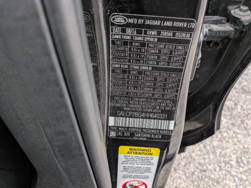 2017 Land Rover Discovery Sport SE