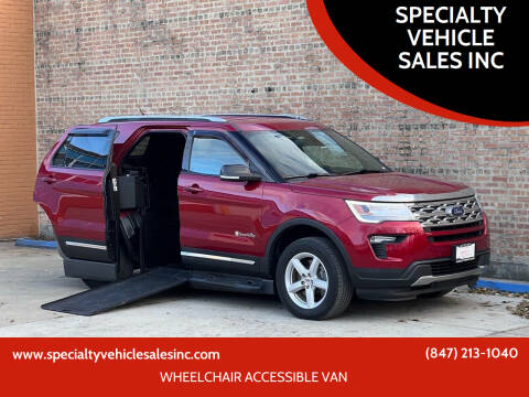 2018 Ford Explorer for sale at SPECIALTY VEHICLE SALES INC in Skokie IL