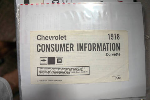 1978 Chevrolet Corvette