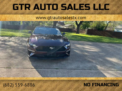 2018 Ford Mustang for sale at GTR Auto Sales LLC in Haltom City TX