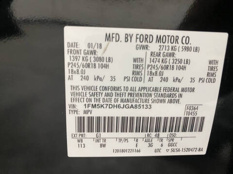 2018 Ford Explorer XLT