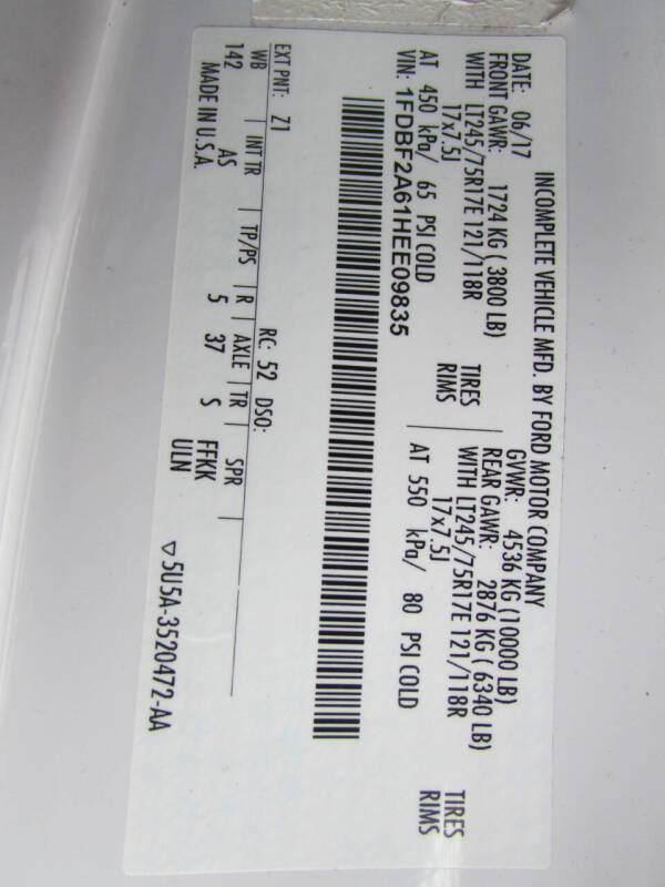 2017 Ford F-250 Super Duty XL