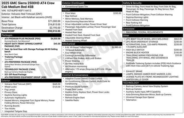 2025 GMC Sierra 2500HD