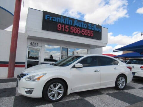 2013 Nissan Altima for sale at Franklin Auto Sales in El Paso TX