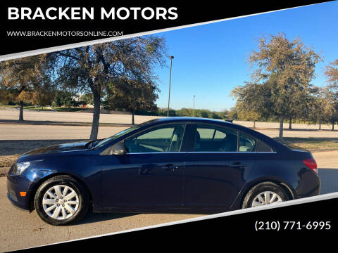 2011 Chevrolet Cruze for sale at BRACKEN MOTORS in San Antonio TX