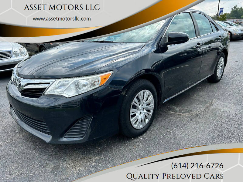 2012 Toyota Camry for sale at ASSET MOTORS LLC in Westerville OH