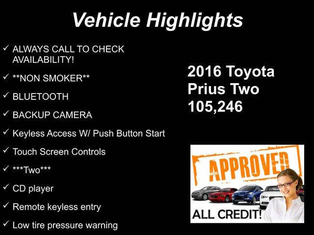 2016 Toyota Prius Two