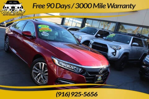 2019 Honda Accord Hybrid for sale at West Coast Auto Sales Center in Sacramento CA