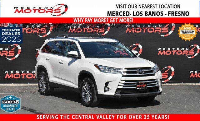 2019 Toyota Highlander for sale at Western Motors Los Banos in Los Banos CA