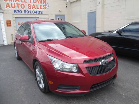 2012 Chevrolet Cruze for sale at Small Town Auto Sales in Hazleton PA