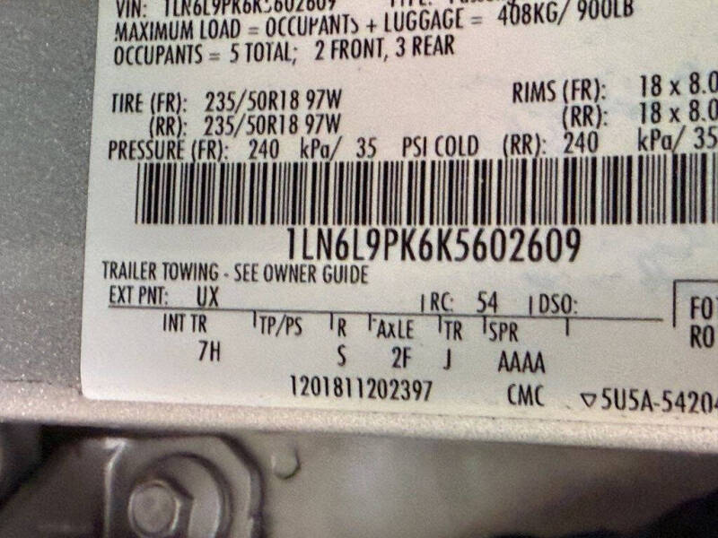 2019 Lincoln Continental