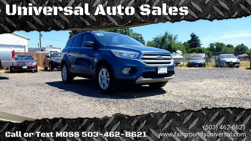 Used 2018 Ford Escape SE with VIN 1FMCU9GD3JUB14966 for sale in Salem, OR