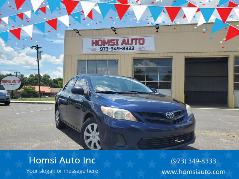 2012 Toyota Corolla for sale at Homsi Auto Inc in Kannapolis NC