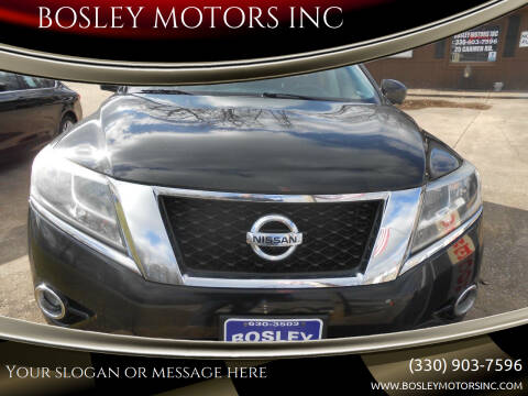 2015 Nissan Pathfinder for sale at BOSLEY MOTORS INC in Tallmadge OH