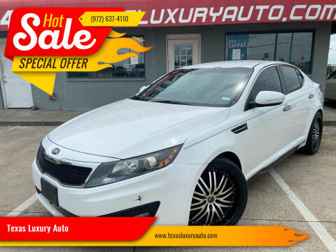 2013 Kia Optima for sale at Texas Luxury Auto in Cedar Hill TX