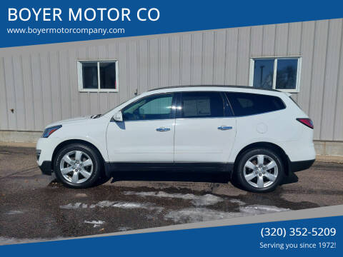 2016 Chevrolet Traverse for sale at BOYER MOTOR CO in Sauk Centre MN