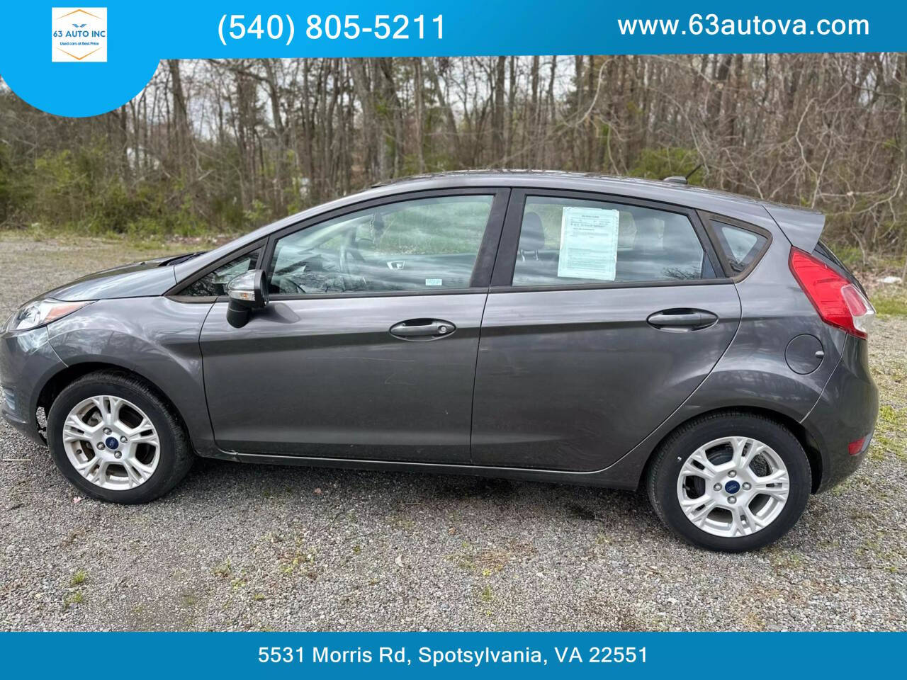 2016 Ford Fiesta for sale at 63 Auto Inc in Spotsylvania, VA