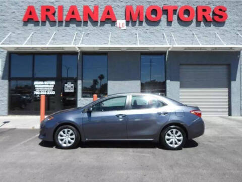 2018 Toyota Corolla for sale at Ariana Motors LLC- Boulder highway in Las Vegas NV