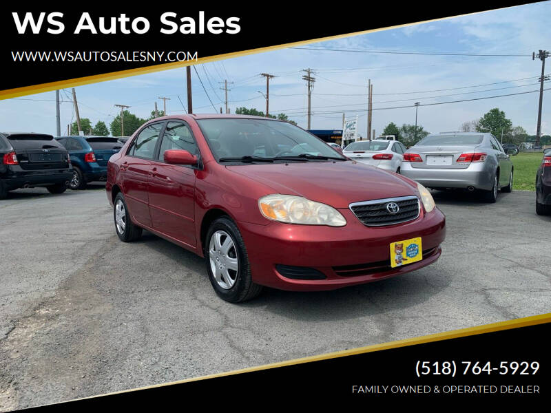 2008 Toyota Corolla for sale at WS Auto Sales in Castleton On Hudson NY