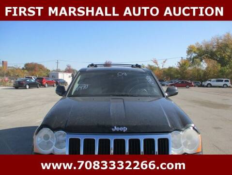 2008 Jeep Grand Cherokee for sale at First Marshall Auto Auction in Harvey IL