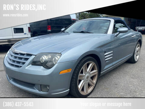 2005 Chrysler Crossfire for sale at RON'S RIDES,INC in Bunnell FL