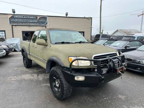 2002 Toyota Tundra for sale at Virginia Auto Mall in Woodford VA