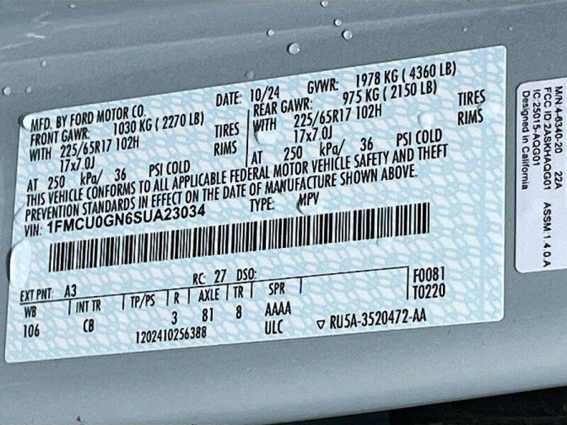 2025 Ford Escape Active