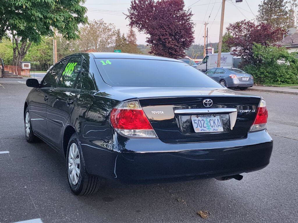 2005 Toyota Camry for sale at ETHAN AUTO SALES LLC in Portland, OR