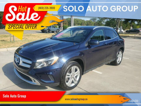 2017 Mercedes-Benz GLA for sale at Solo Auto Group in Mckinney TX