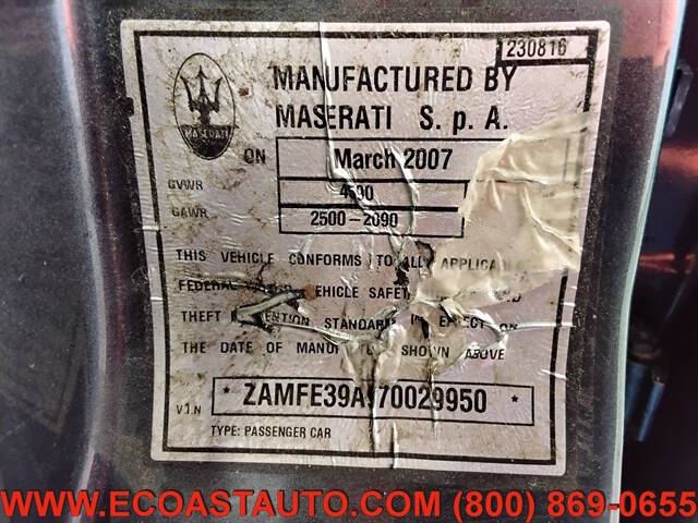 2007 Maserati Quattroporte