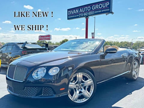 2012 Bentley Continental for sale at Divan Auto Group in Feasterville Trevose PA