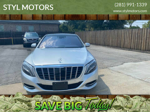 2017 Mercedes-Benz S-Class for sale at STYL MOTORS in Pasadena TX