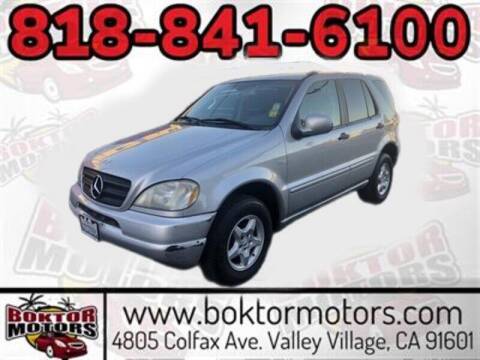 2001 Mercedes-Benz M-Class for sale at Boktor Motors in North Hollywood CA