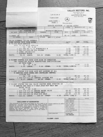 1986 Porsche 944 Turbo