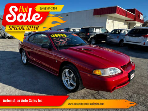 1998 Ford Mustang SVT Cobra for sale at Automotion Auto Sales Inc in Kingston NY