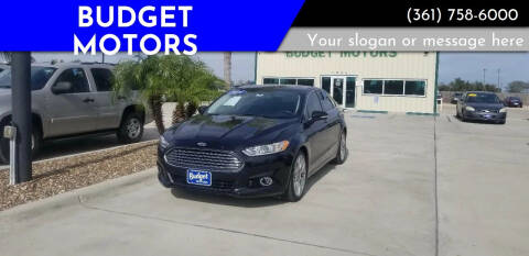 2014 Ford Fusion for sale at Budget Motors in Aransas Pass TX